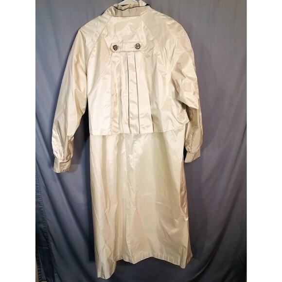 Worthington: white retro women's trench coat - Picture 4 of 8
